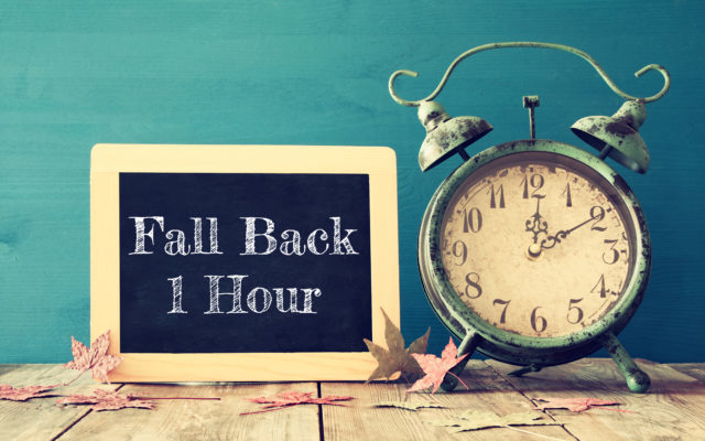 Don’t Forget To “Fall Back”