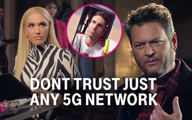 Adam Levine Sets Up Gwen Stefani & Blake Shelton | T-Mobile Big Game 2021 Commercial
