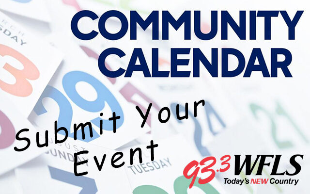 Community Calendar – Submit Your Event