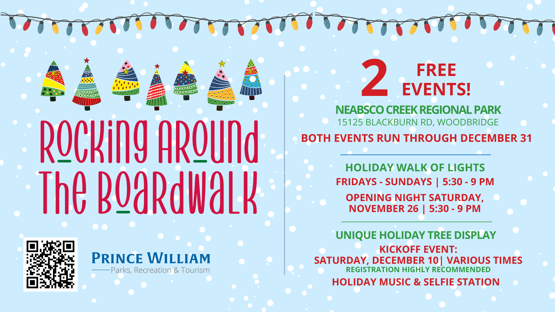 <h1 class="tribe-events-single-event-title">Rocking Around the Boardwalk: Holiday Walk of Lights at Neabsco Regional Park</h1>