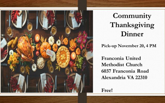 Community Thanksgiving Diner