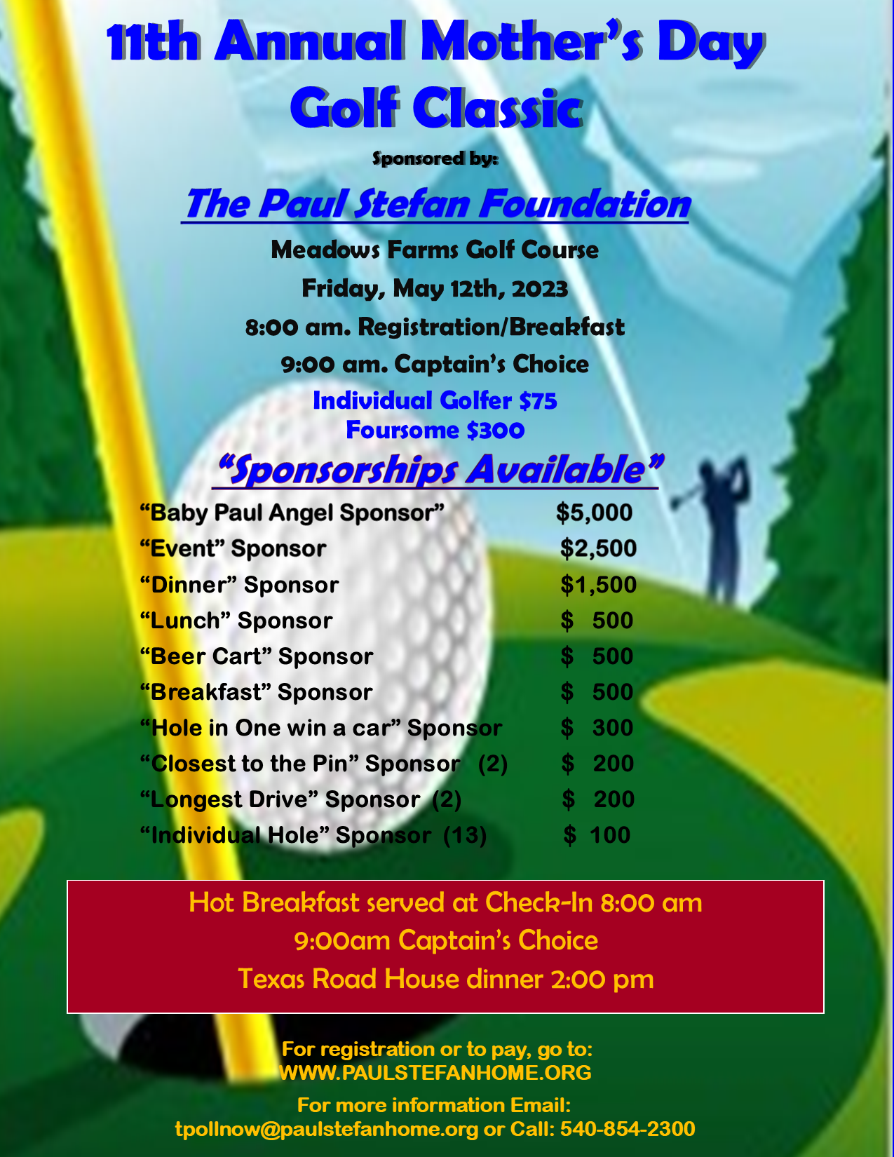 <h1 class="tribe-events-single-event-title">Paul Stefan Home Annual Golf Tournament Fundraiser</h1>