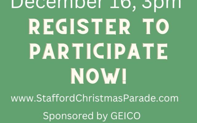 Stafford County Christmas Parade Registration