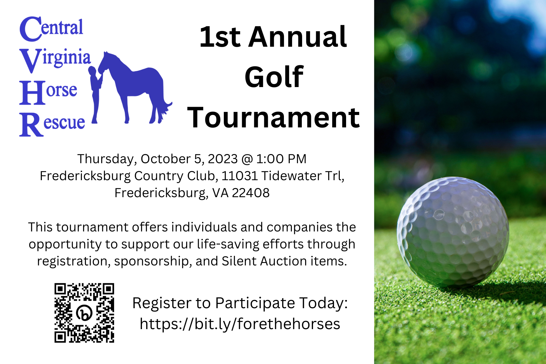 <h1 class="tribe-events-single-event-title">Fore the Horses Golf Tournament</h1>