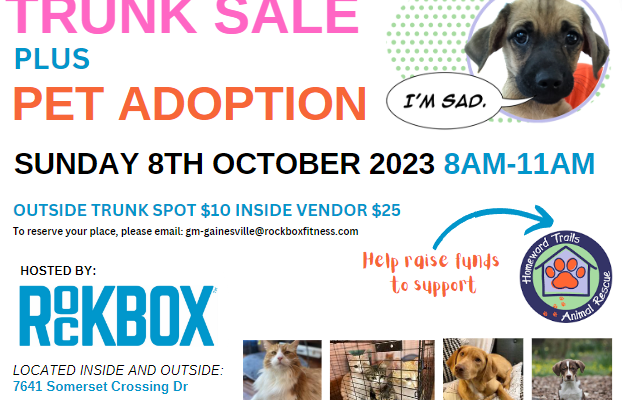 Trunk Sale and Adoption Event