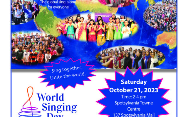 World Singing Day- Spotsy!