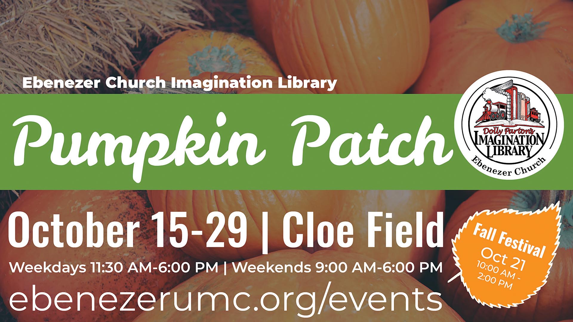 <h1 class="tribe-events-single-event-title">Imagination Library Pumpkin Patch</h1>