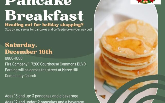 Join Santa, Tiffany and Me on Saturday for Pancakes!