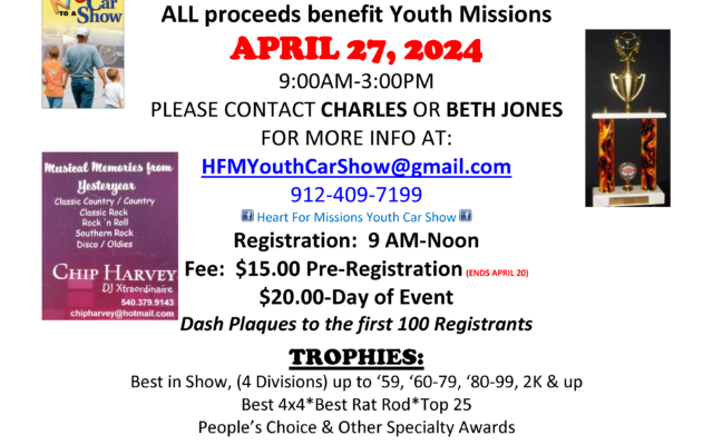 12th Annual Heart for Missions Car & Truck Show