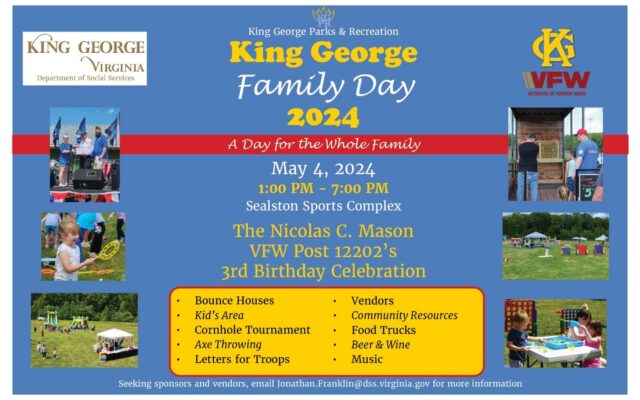 3rd Birthday Celebration and King George Family Day
