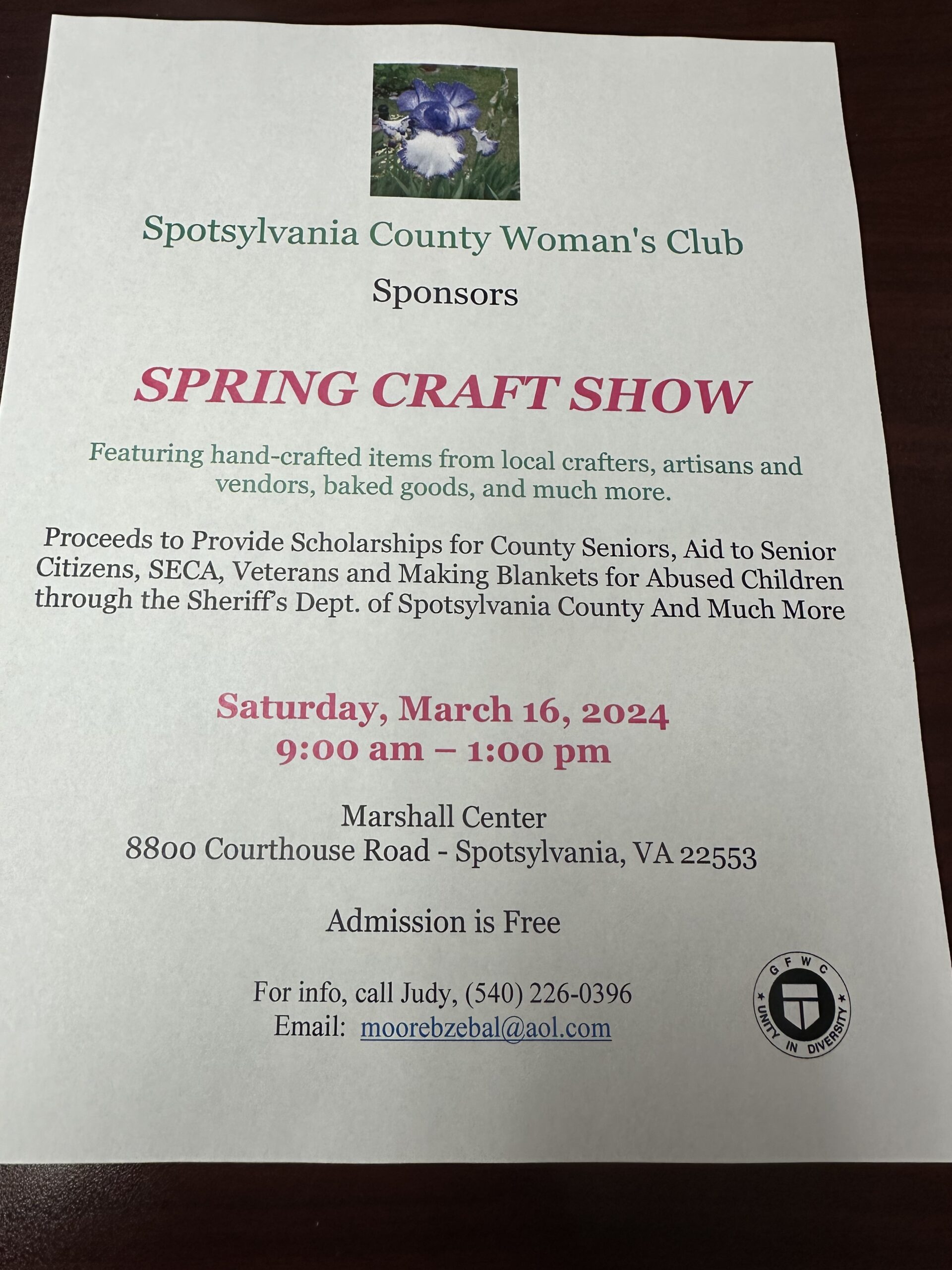 <h1 class="tribe-events-single-event-title">Spring Craft Show</h1>