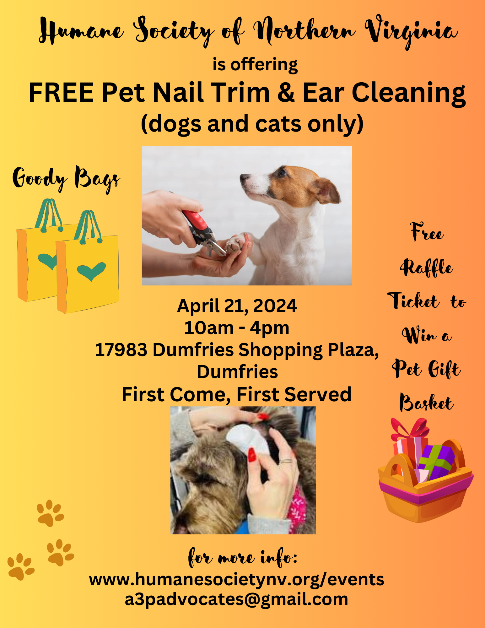 <h1 class="tribe-events-single-event-title">Free Pet Nail Trim and Ear Cleaning</h1>